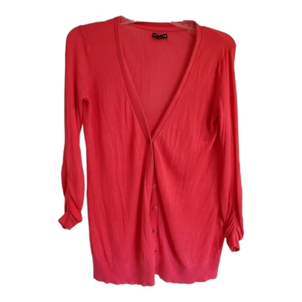 Express pink light‎ spring sweater cardigan